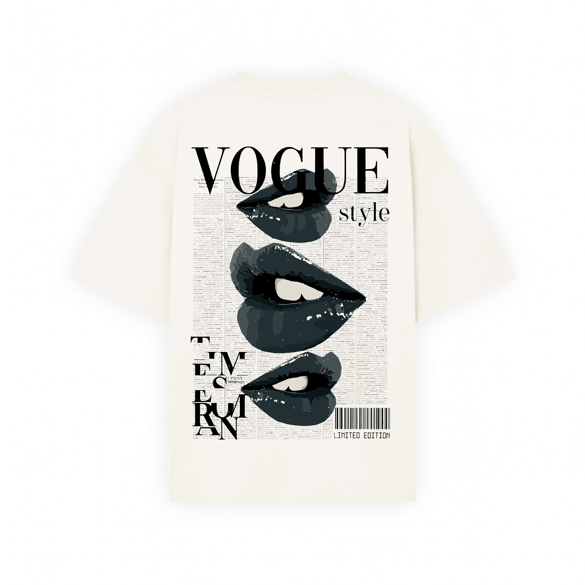 Playera Oversized con diseño