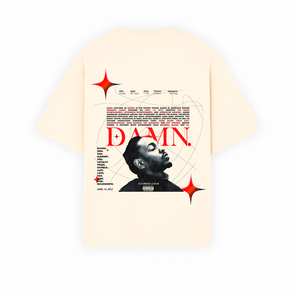 Playera Oversized con diseño