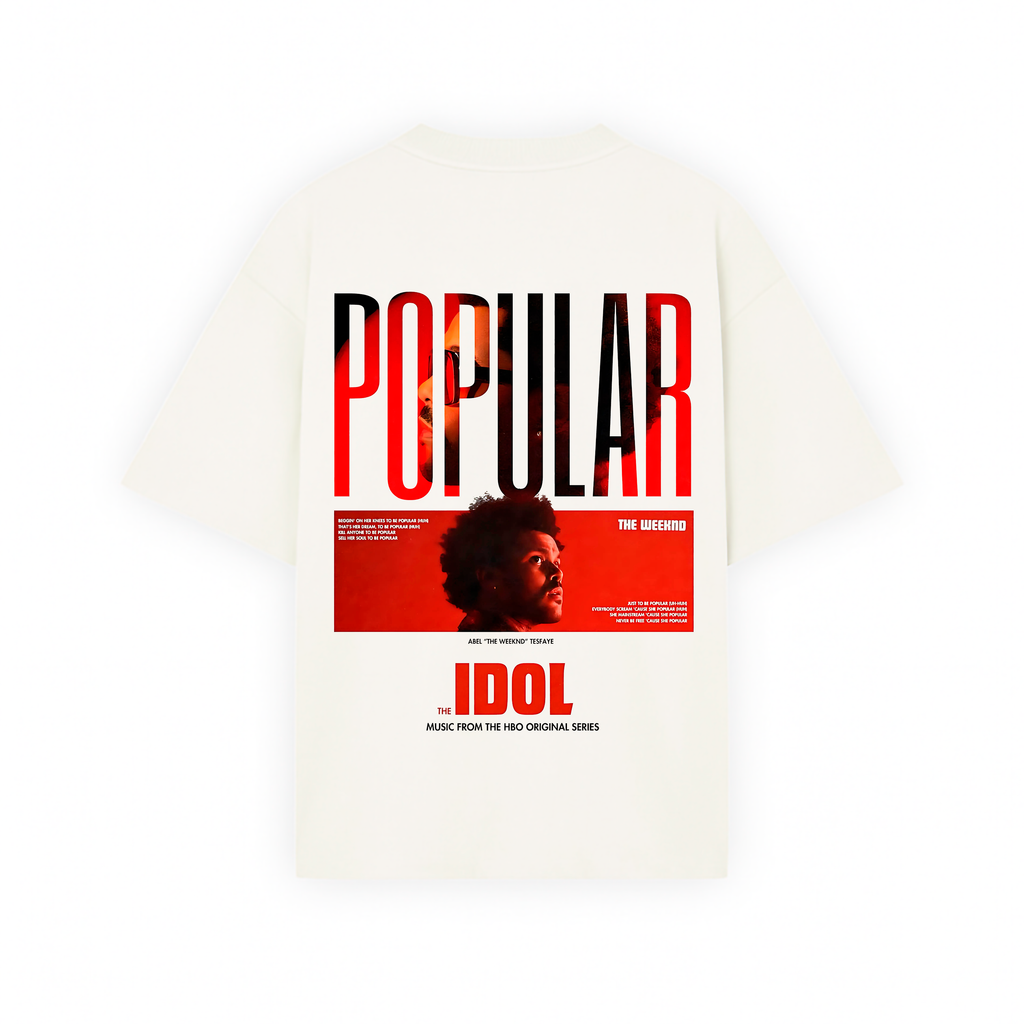 Playera Oversized con diseño