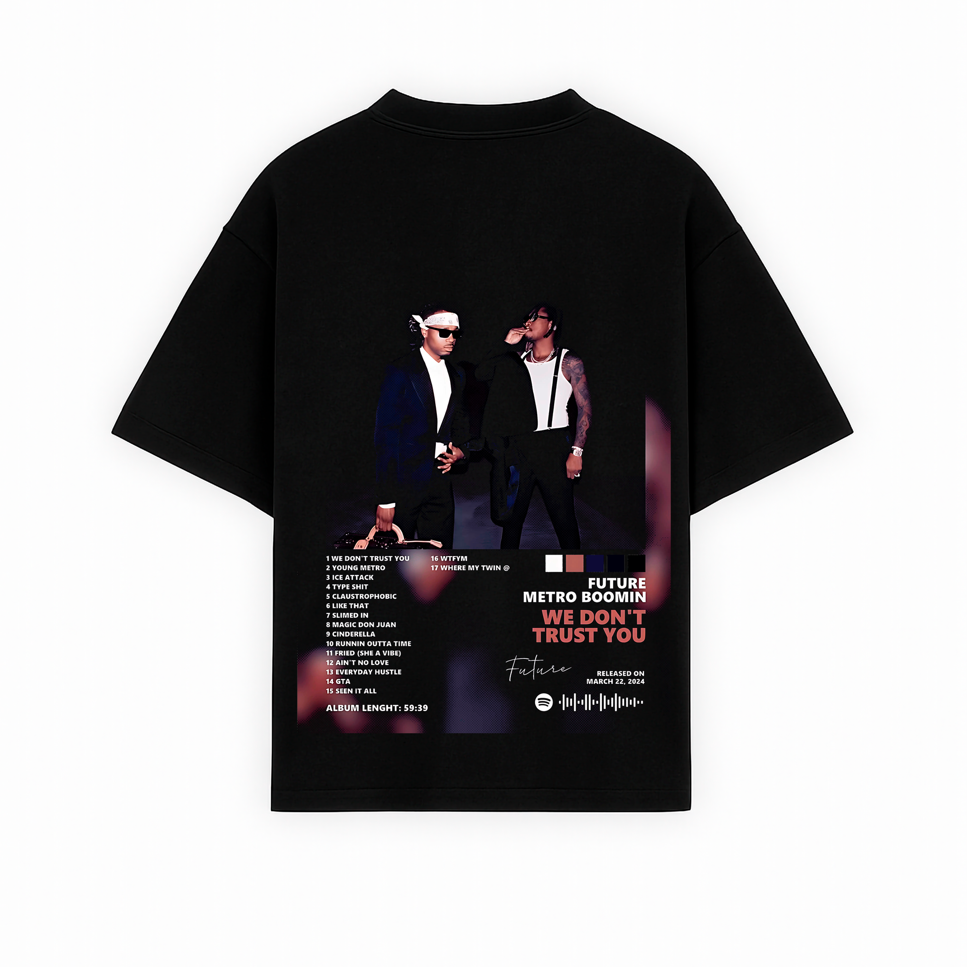 Playera Oversized con diseño