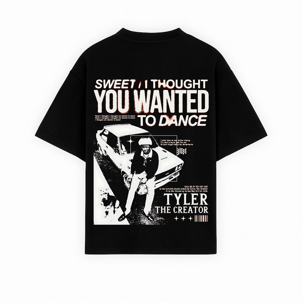 Playera Oversized con diseño