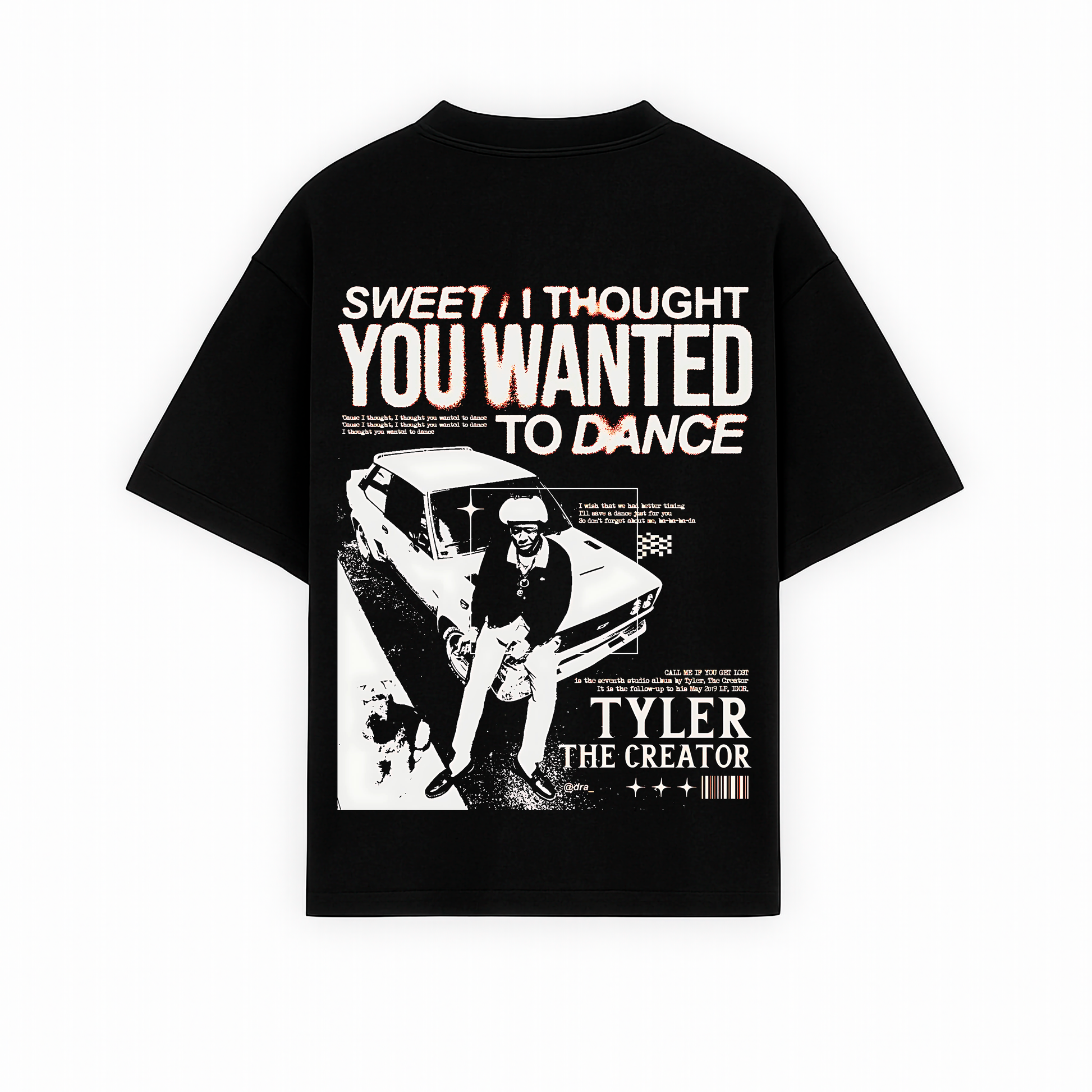 Playera Oversized con diseño
