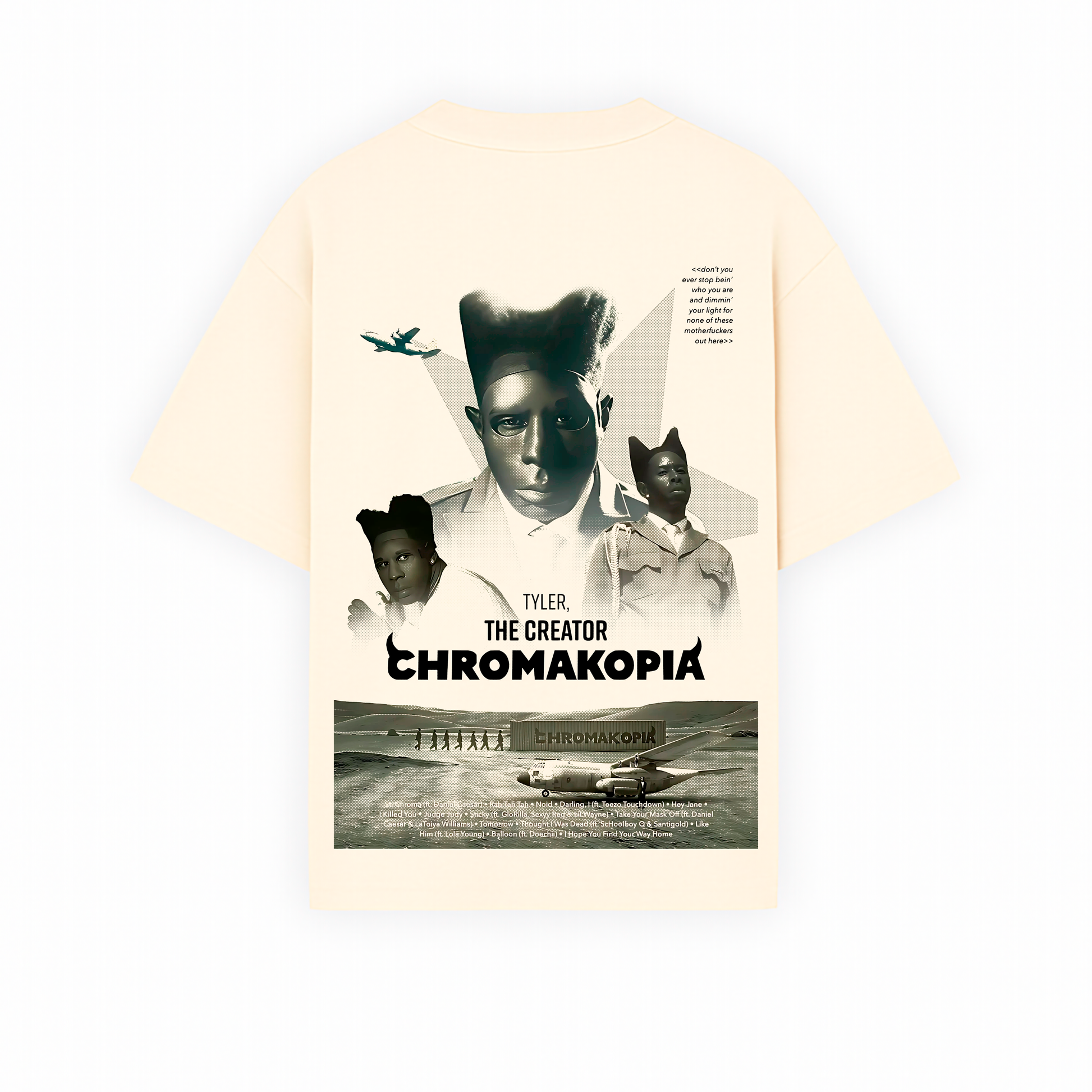 Playera Oversized con diseño