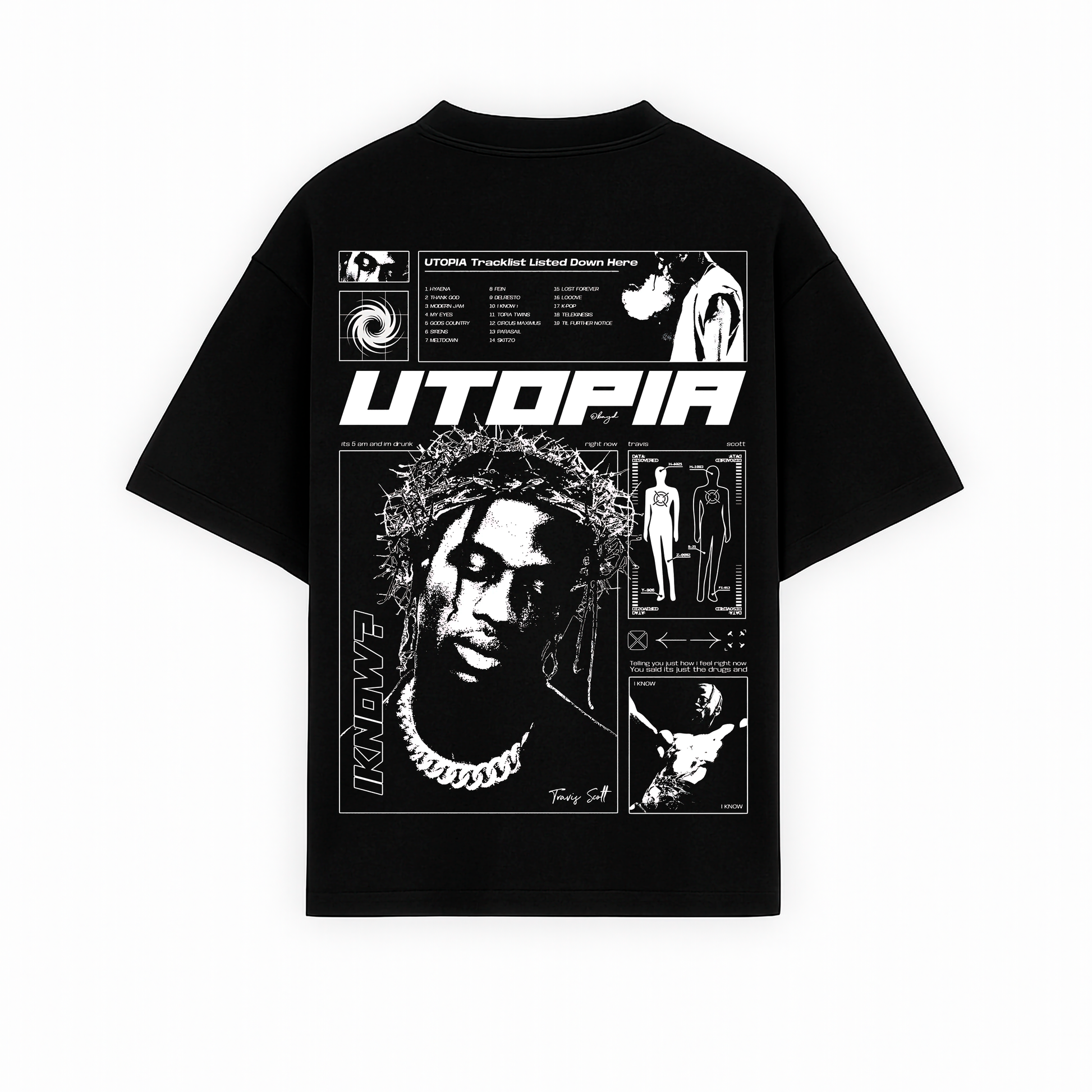Playera Oversized con diseño