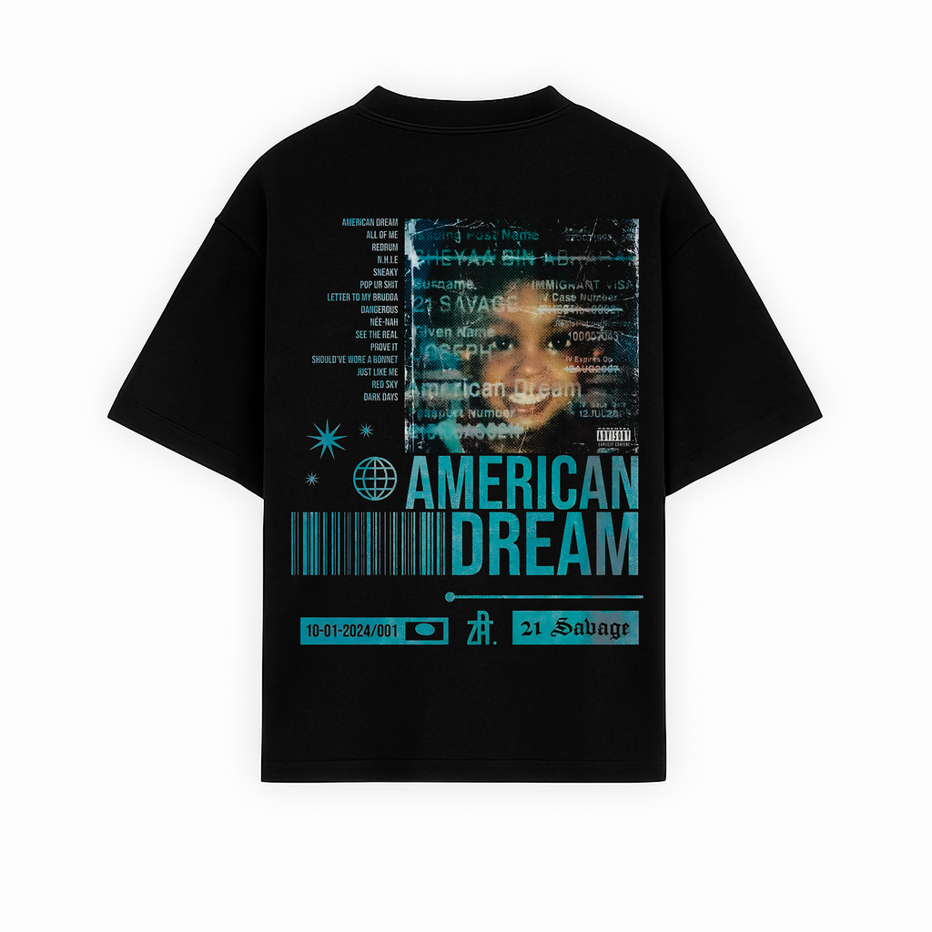 Playera Oversized con diseño