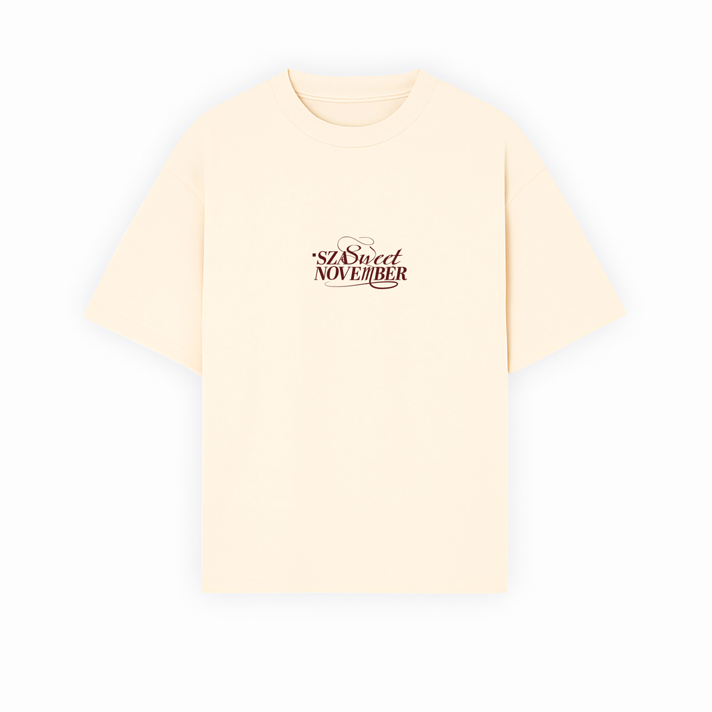 Playera Oversized con diseño