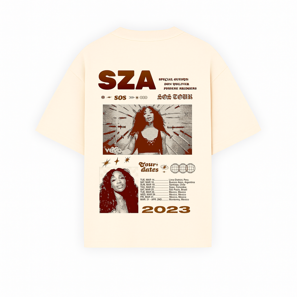 Playera Oversized con diseño