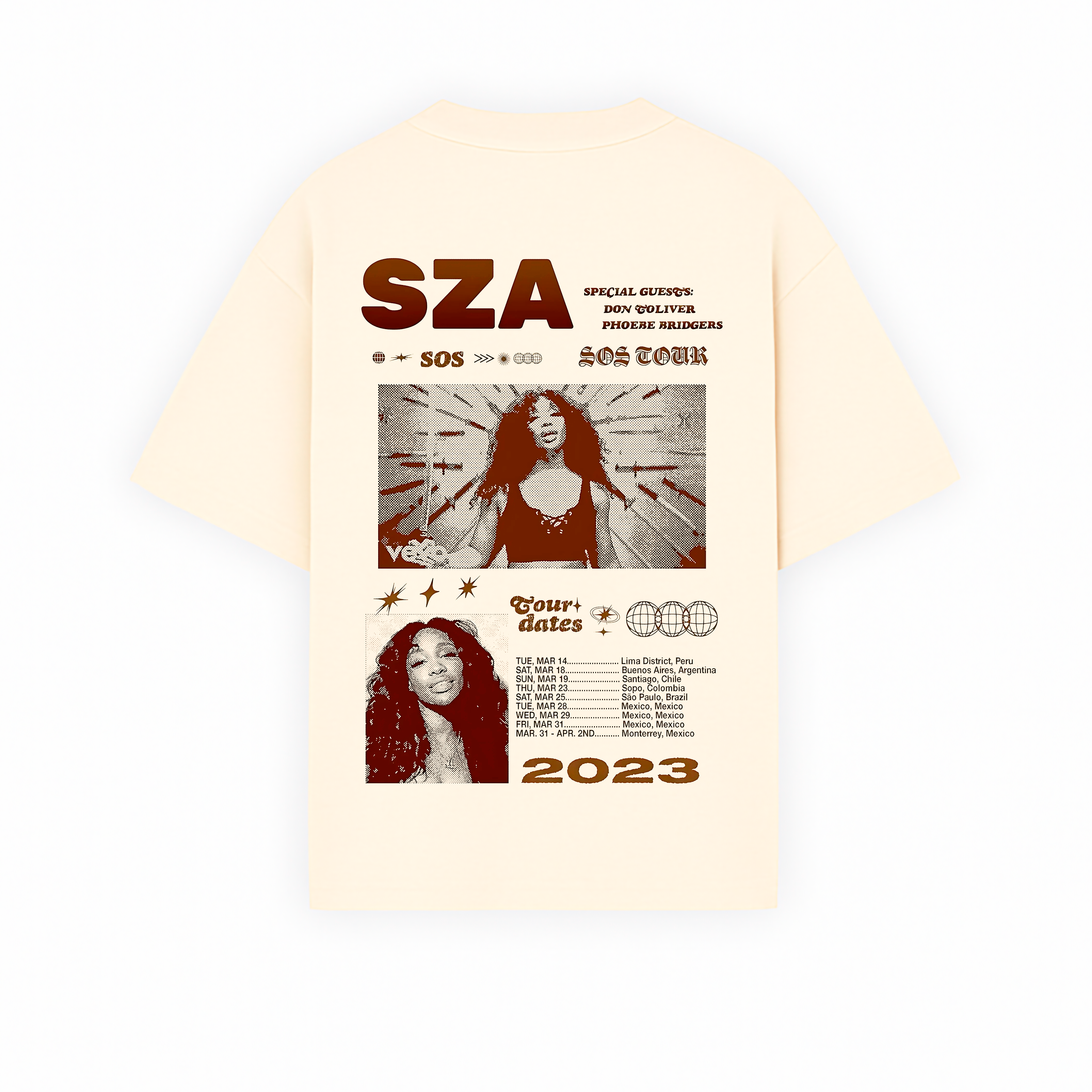 Playera Oversized con diseño