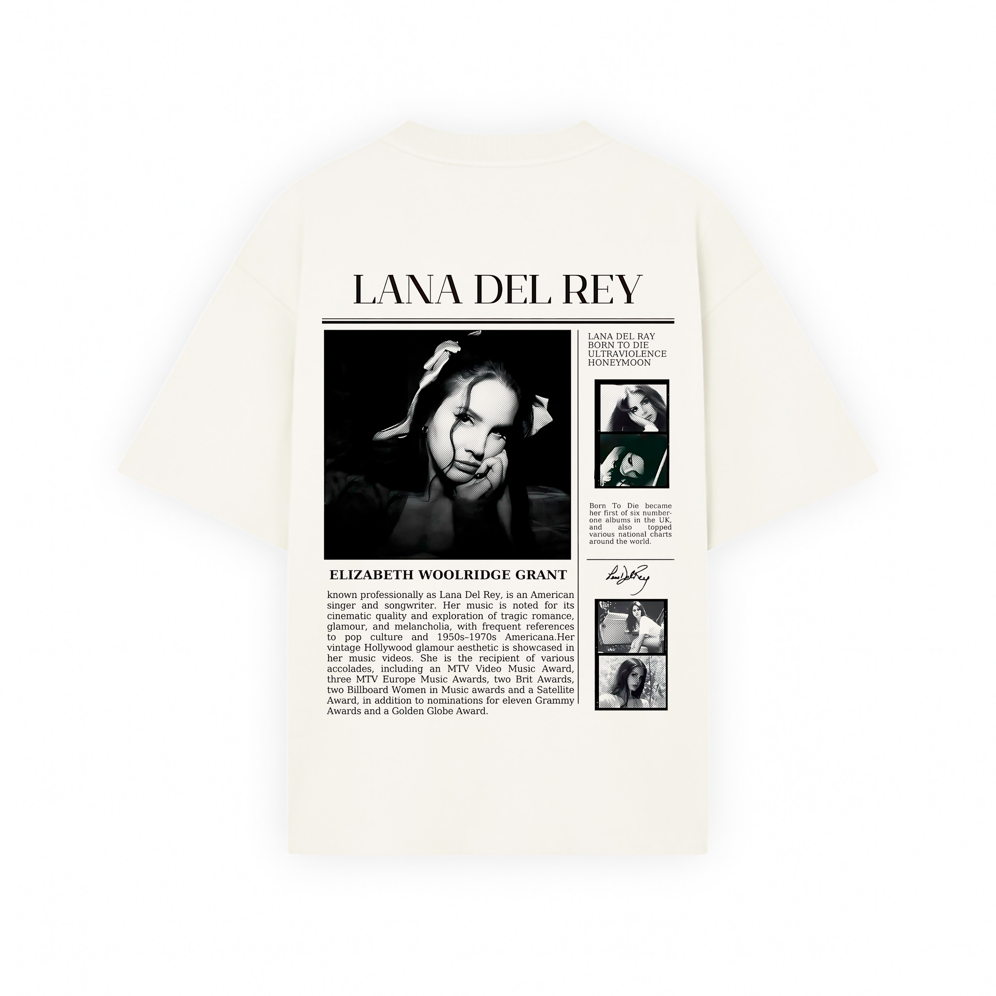 Playera Oversized con diseño