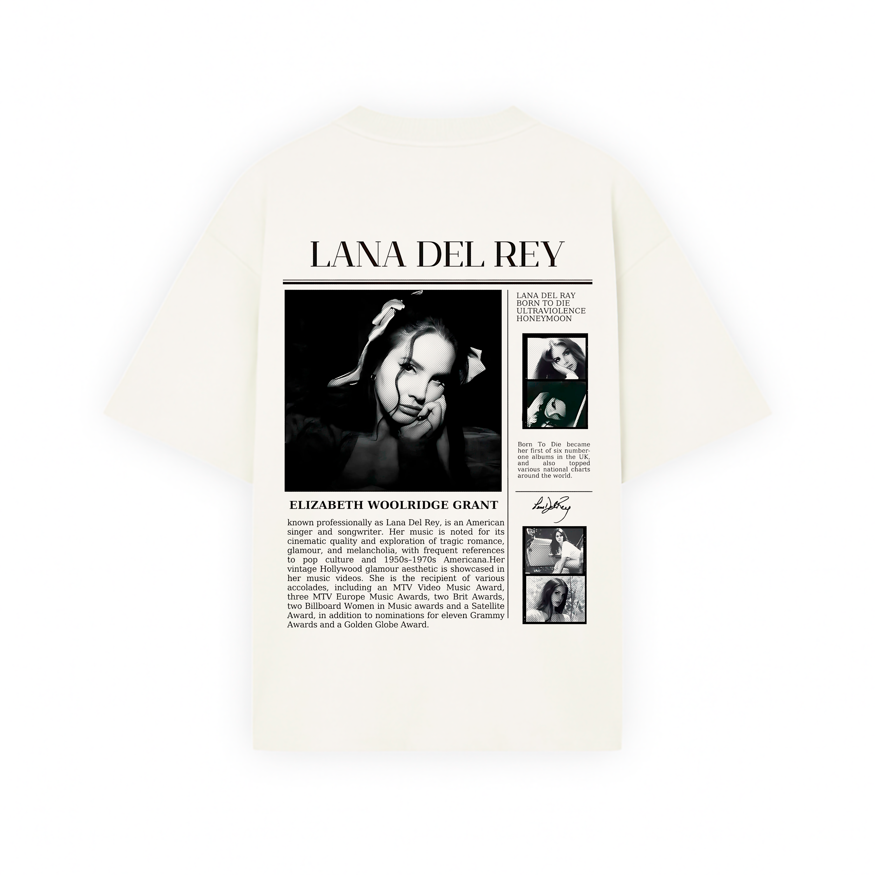 Playera Oversized con diseño