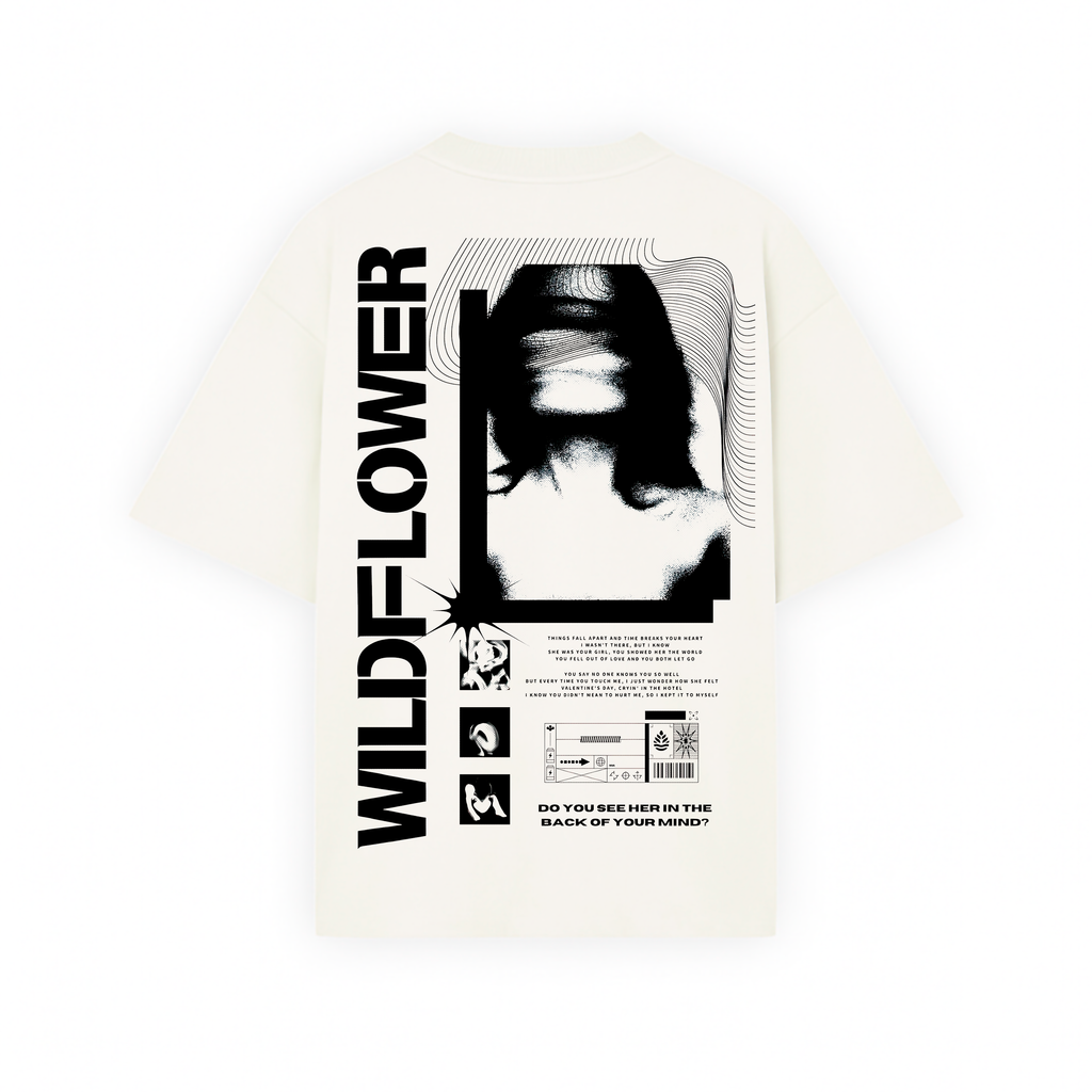 Playera Oversized con diseño