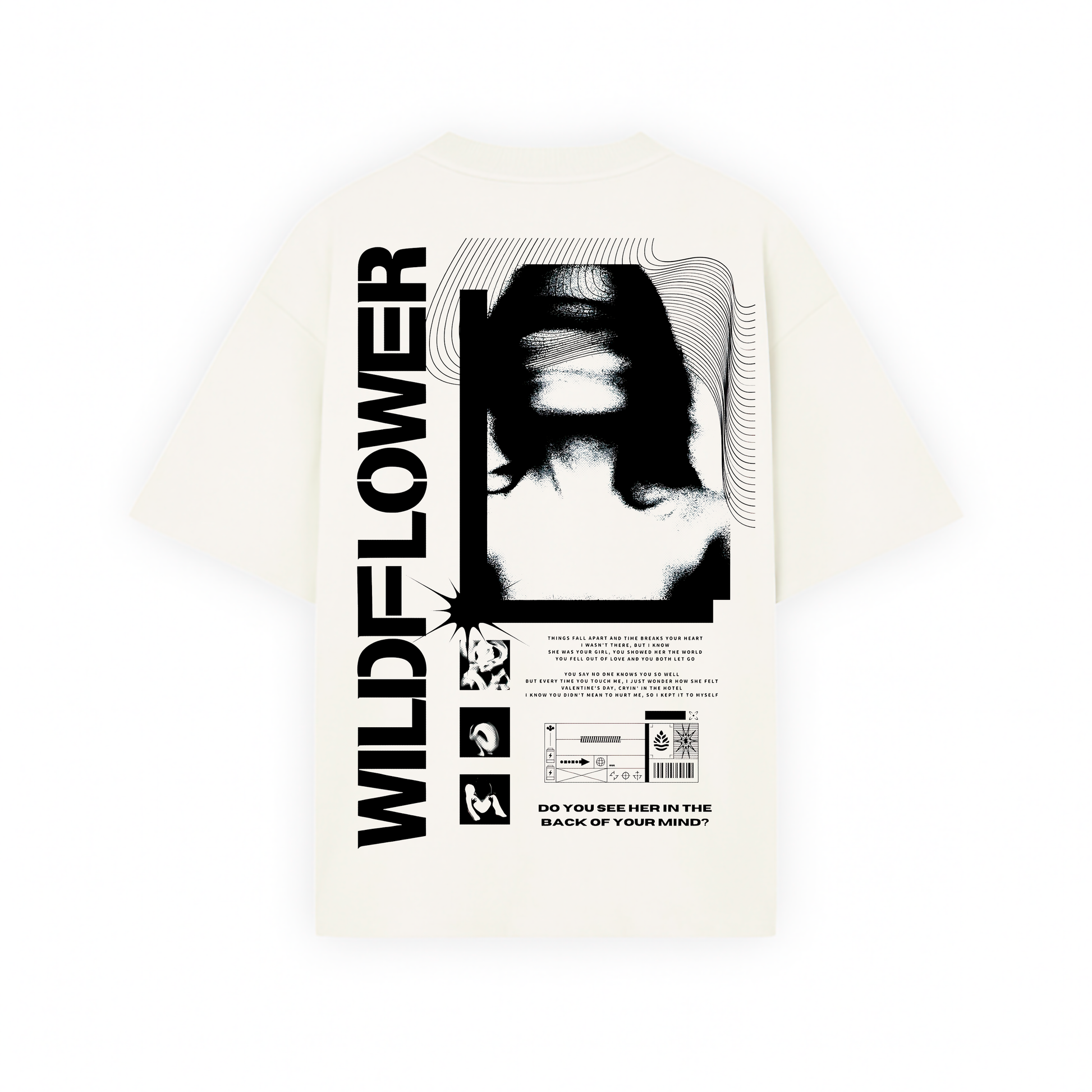 Playera Oversized con diseño