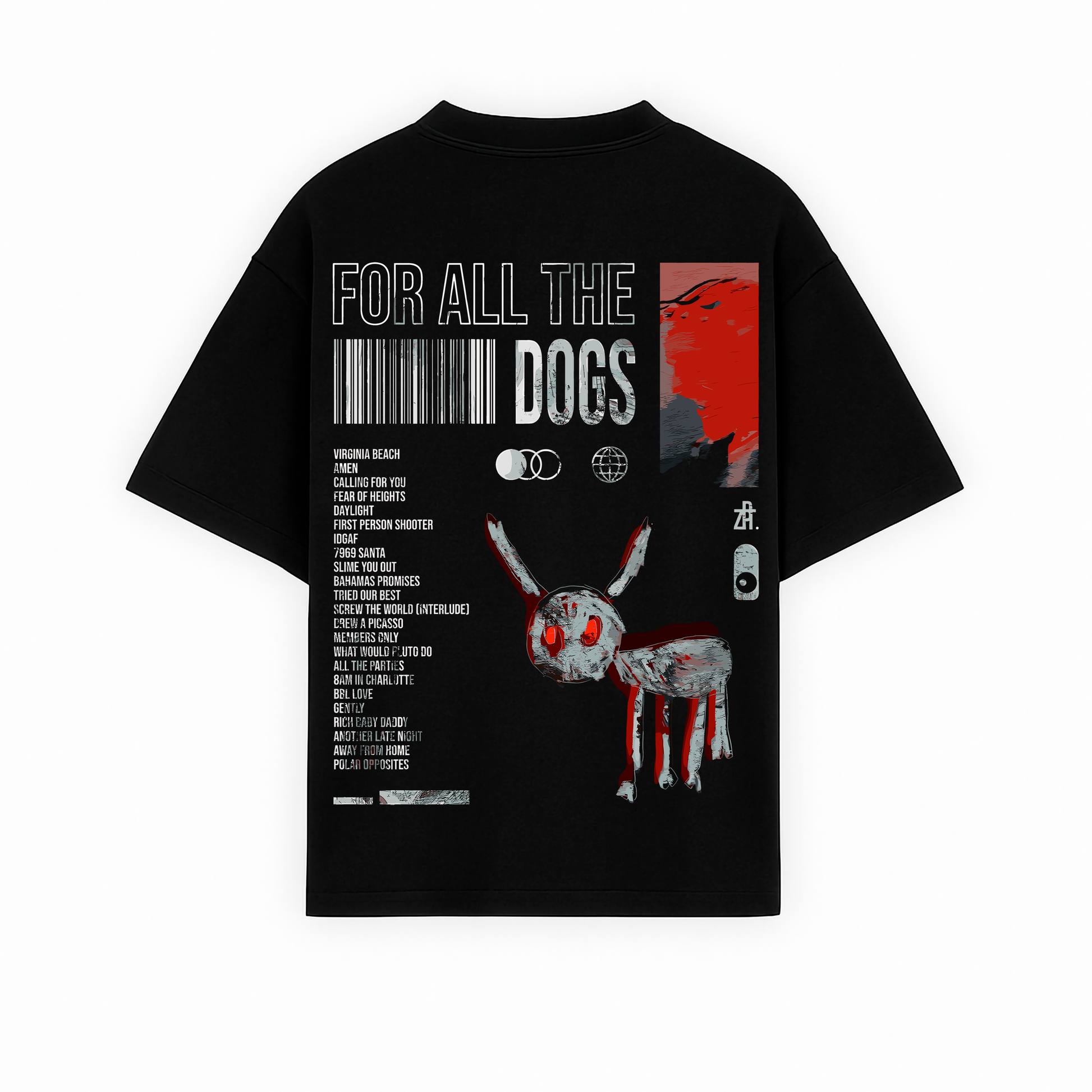 Playera Oversized con diseño