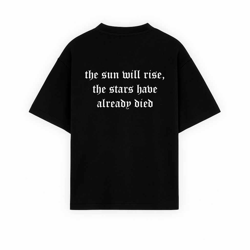 Playera oversized con diseño